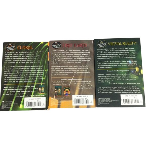 Pendragon Series By D.J. MacHale 2003 Three Book Bundle The Lost City of Faar - Picture 2 of 15